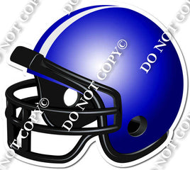 Navy Blue Football Helmet