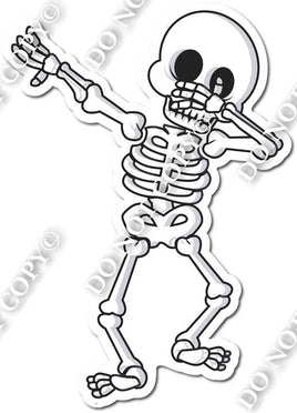 Skeleton Dabbing Left