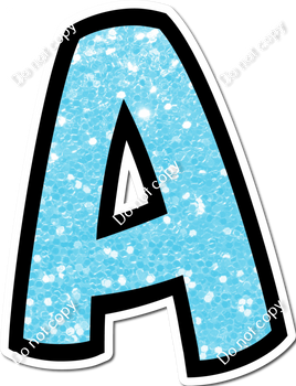 BB 18" Individuals - Baby Blue Sparkle