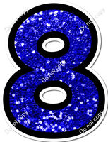 BB 18" Individuals - Blue Sparkle