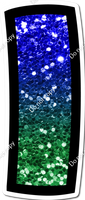 BB 18" Individuals - Blue / Green Ombre Sparkle