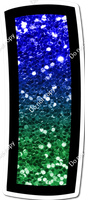 BB 12" Individuals - Blue / Green Ombre Sparkle