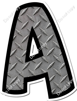 BB 12" Individuals - Diamond Plate