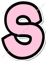BB 12" Individuals - Flat Baby Pink