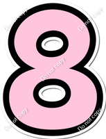BB 30" Individuals - Flat Baby Pink