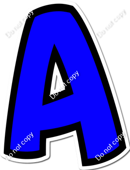 BB 12" Individuals - Flat Blue