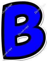 BB 18" Individuals - Flat Blue