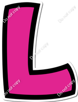BB 23.5" Individuals - Flat Hot Pink