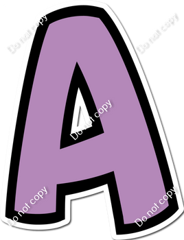 BB 18" Individuals - Flat Lavender