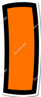 BB 23.5" Individuals - Flat Orange