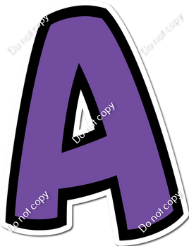 BB 18" Individuals - Flat Purple