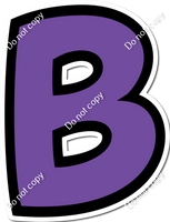 BB 12" Individuals - Flat Purple