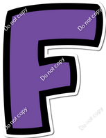 BB 18" Individuals - Flat Purple