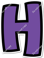 BB 12" Individuals - Flat Purple