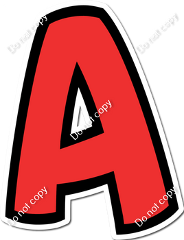 BB 18" Individuals - Flat Red