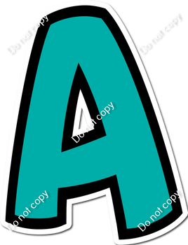 BB 18" Individuals - Flat Teal