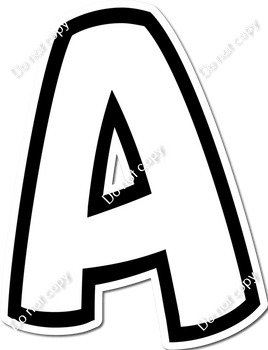 BB 12" Individuals - Flat White