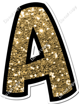 BB 18" Individuals - Gold Sparkle