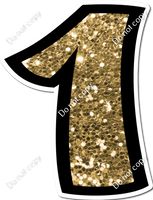 BB 30" Individuals - Gold Sparkle