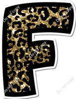 BB 12" Individuals - Gold Leopard Sparkle