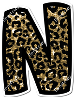 BB 23.5" Individuals - Gold Leopard Sparkle
