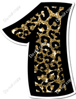 BB 12" Individuals - Gold Leopard Sparkle