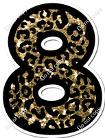 BB 12" Individuals - Gold Leopard Sparkle