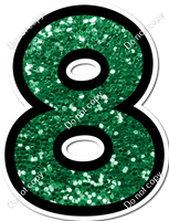BB 18" Individuals - Green Sparkle