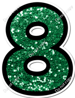 BB 30" Individuals - Green Sparkle