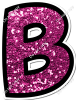 BB 12" Individuals - Hot Pink Sparkle