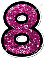 BB 30" Individuals - Hot Pink Sparkle