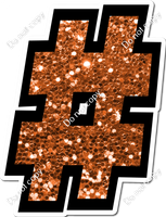 BB 12" Individuals - Orange Sparkle