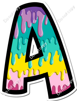 BB 18" Individuals - Pastel Drip