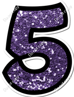 BB 23.5" Individuals - Purple Sparkle