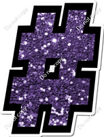BB 12" Individuals - Purple Sparkle