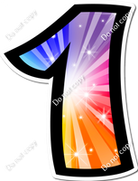 BB 23.5" Individuals - Rainbow Burst