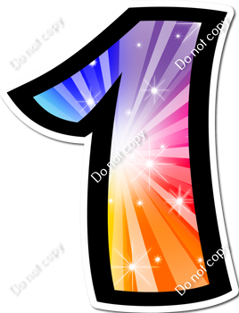 BB 30" Individuals - Rainbow Burst