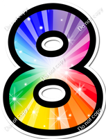 BB 12" Individuals - Rainbow Burst