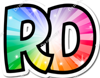 BB 12" Individuals - Rainbow Burst