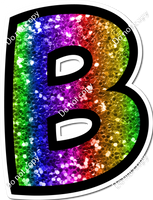 BB 12" Individuals - Rainbow Sparkle