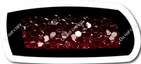 BB 12" Individuals - Black / Red Ombre Sparkle