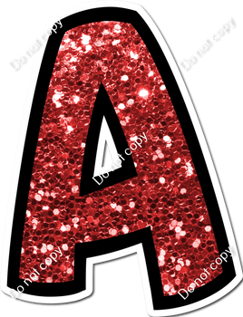 BB 18" Individuals - Red Sparkle