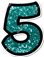 BB 30" Individuals - Teal Sparkle