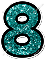 BB 30" Individuals - Teal Sparkle