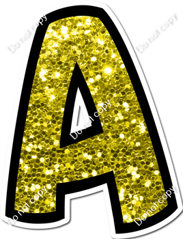 BB 18" Individuals - Yellow Sparkle