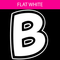Flat - 12" BB 86 pc Alphabet Sets