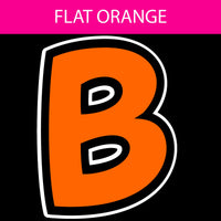 Flat - 18" BB 76 pc Alphabet Sets