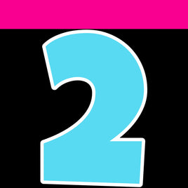 Flat - 12" LG 41 pc Number Sets
