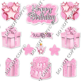 12 pc Quick Sets #2 - Sparkle Baby Pink Flair-hbd0643