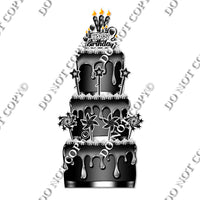 18 pc Flat Black Split Cake Set Flair-hbd0741